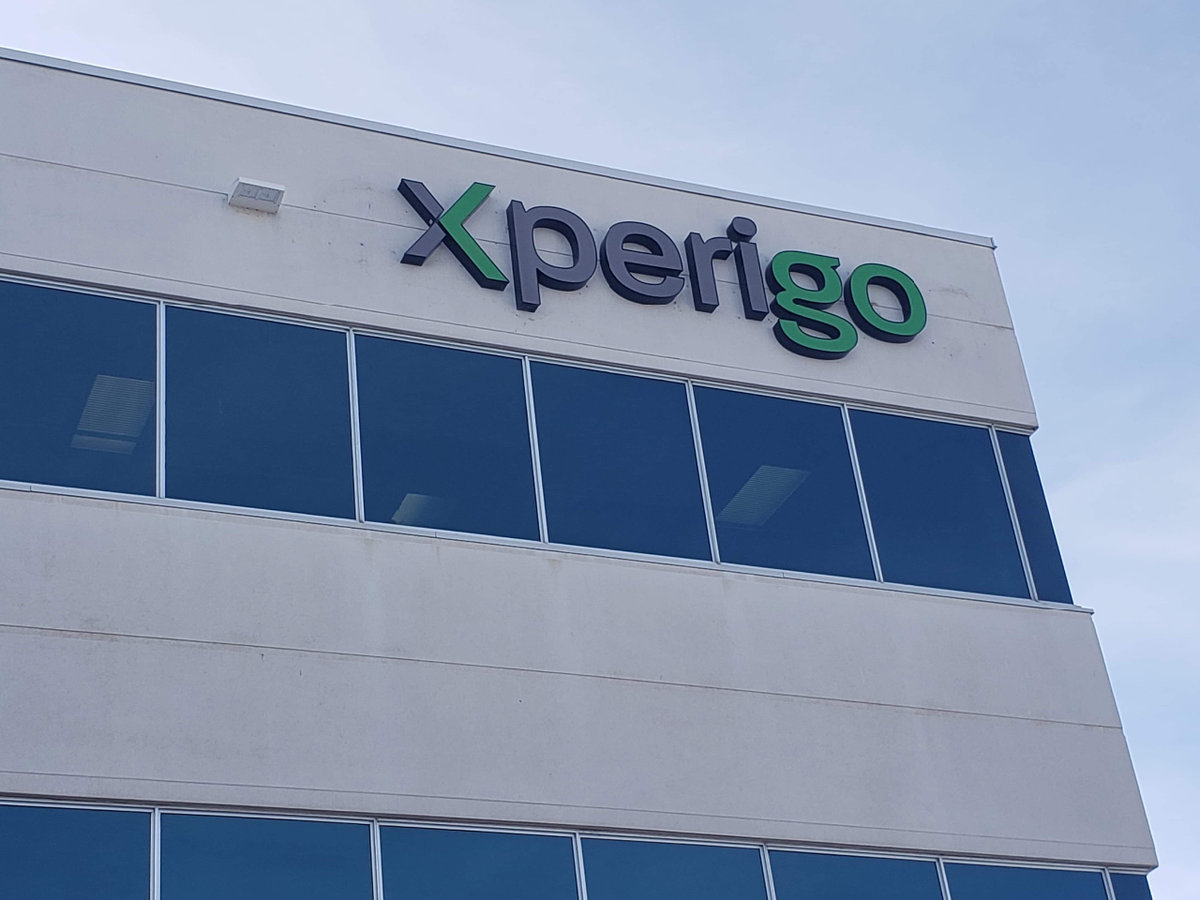 Xperigo Sign on Office Building